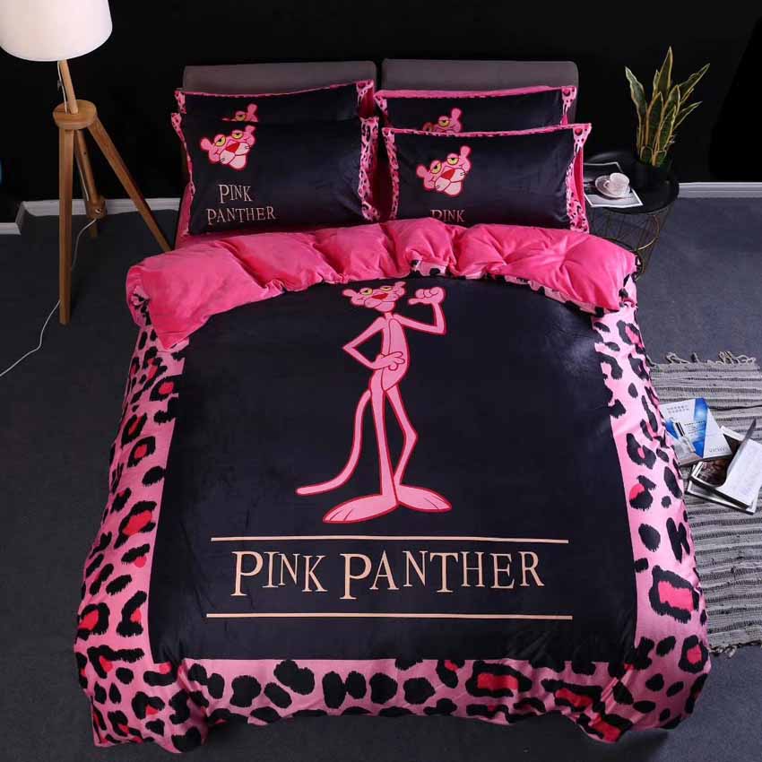 布団カバーセット4点 可愛い Pink Panther