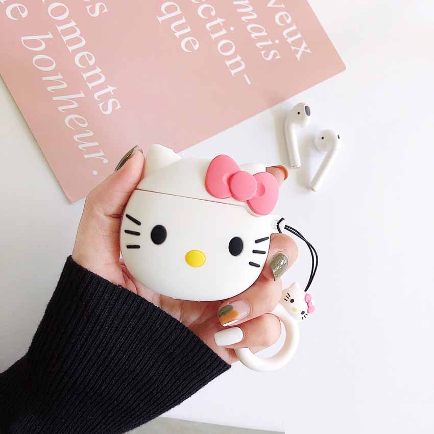 ハローキティ Airpods 1 2 3 Proケース かわいい エアポーズ プロ保護ケース Hello Kitty シリコン製 ハローキティ Airpods 1 2 3 Proケース かわいい エアポーズ プロ保護ケース Hello Kitty シリコン製