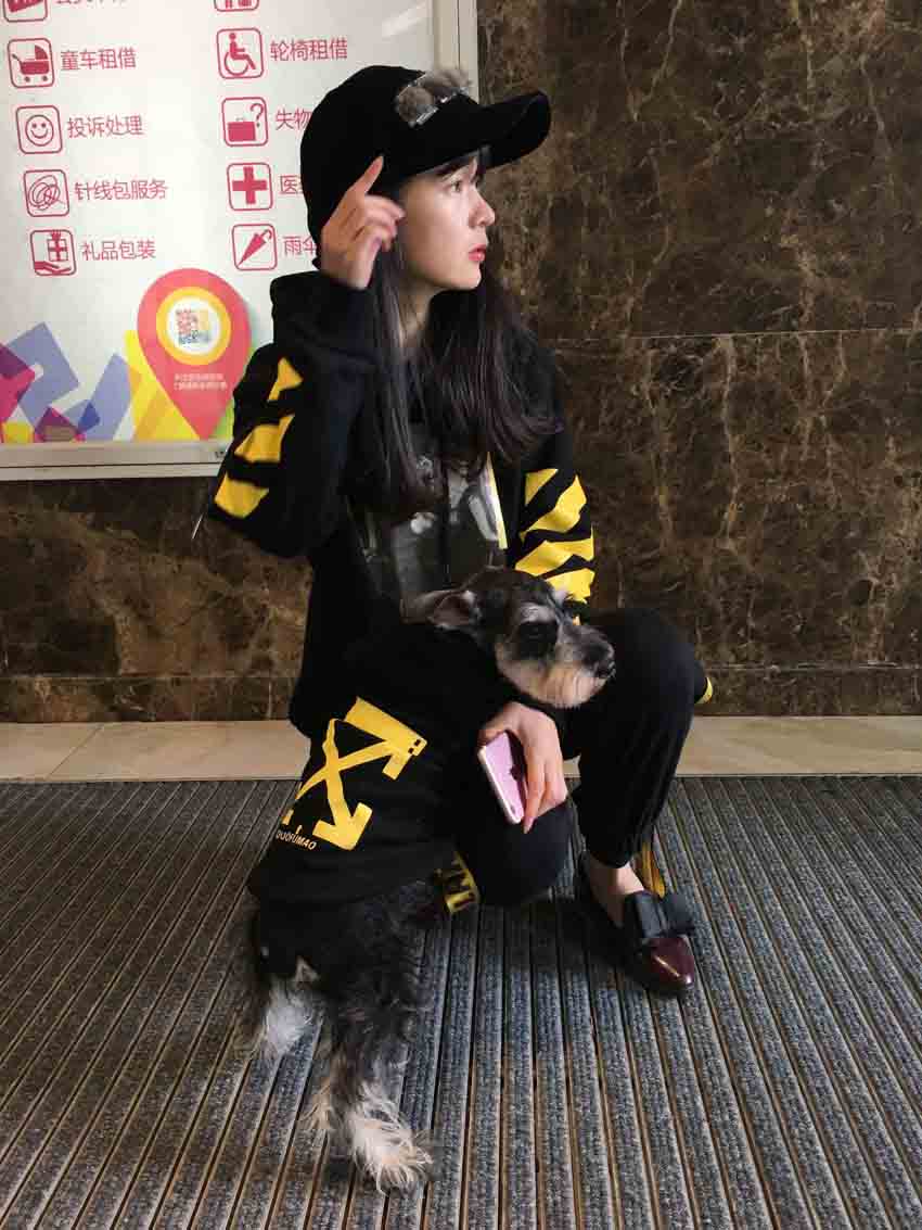 オフホワイト 犬と親子服 可愛い ワンちゃんとペアルック Off White 犬とのペアルック 洋服 お飼い主とお揃い ブランド