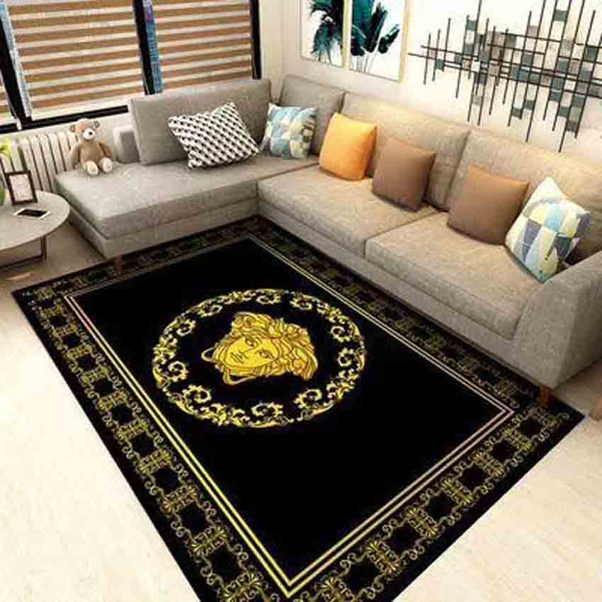 ヴェルサーチ カーペット 個性的 versace 玄関マット 滑り止めマット 