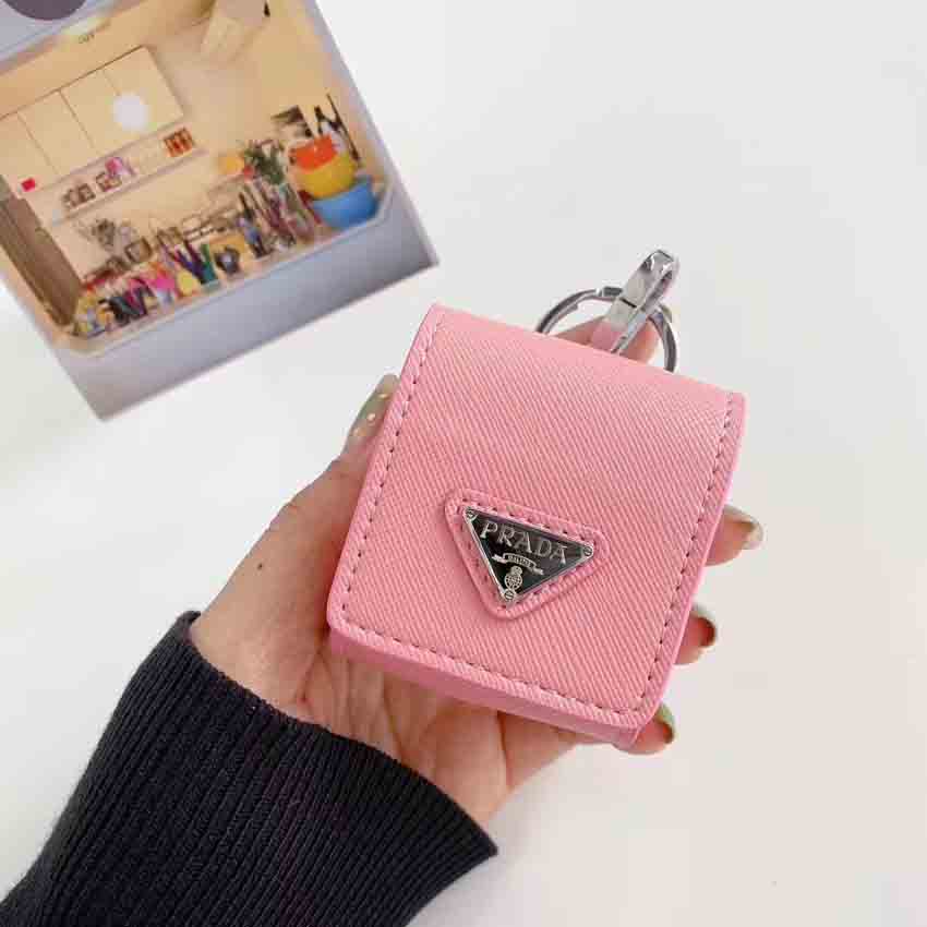 PRADA イヤホンケース レザー プラダ airpods 1/2/3保護ケース 