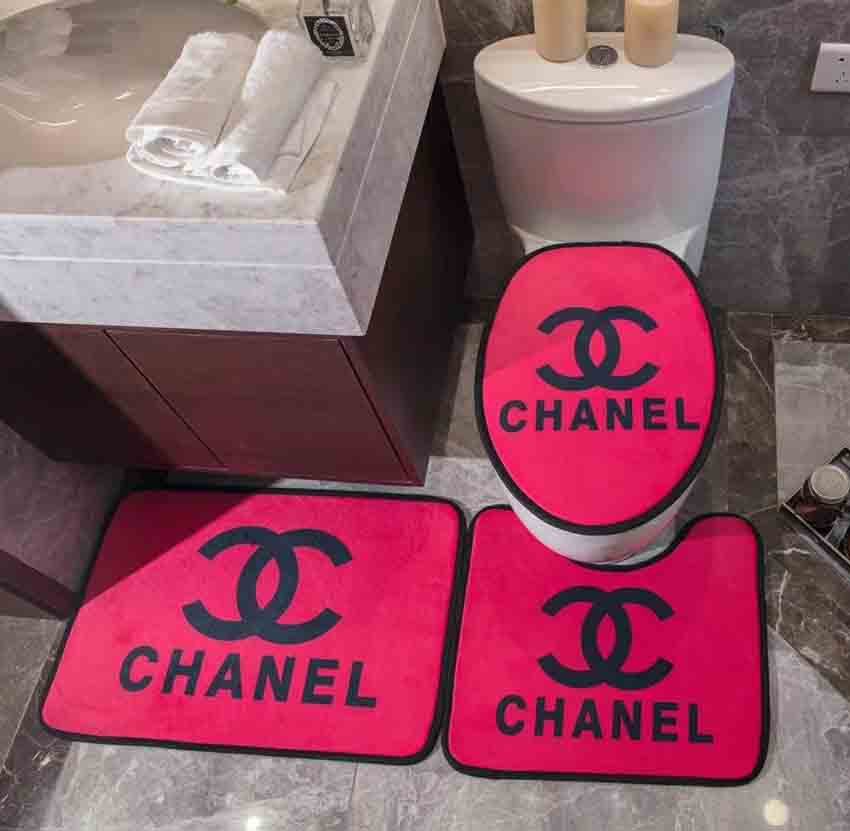 CHANEL トイレマットセット 3点