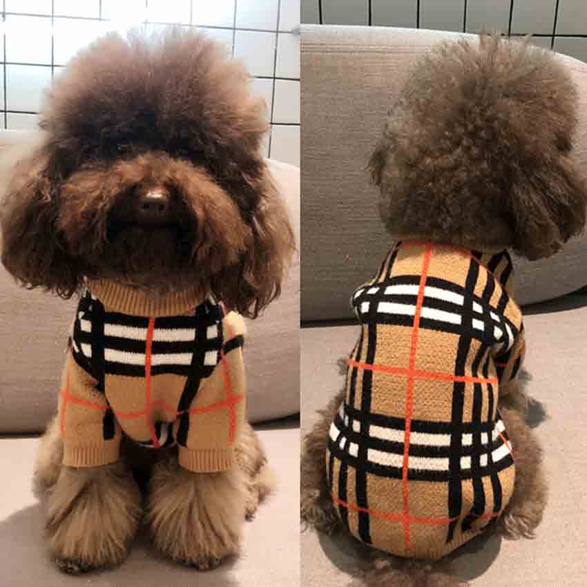秋冬モデル 犬 服 バーバリー風 犬ニットセーター 暖かい ペット服 おしゃれ Burberry ペットウェア 洋服 秋冬モデル 犬 服 バーバリー風 犬ニットセーター 暖かい ペット服 おしゃれ Burberry ペットウェア 洋服
