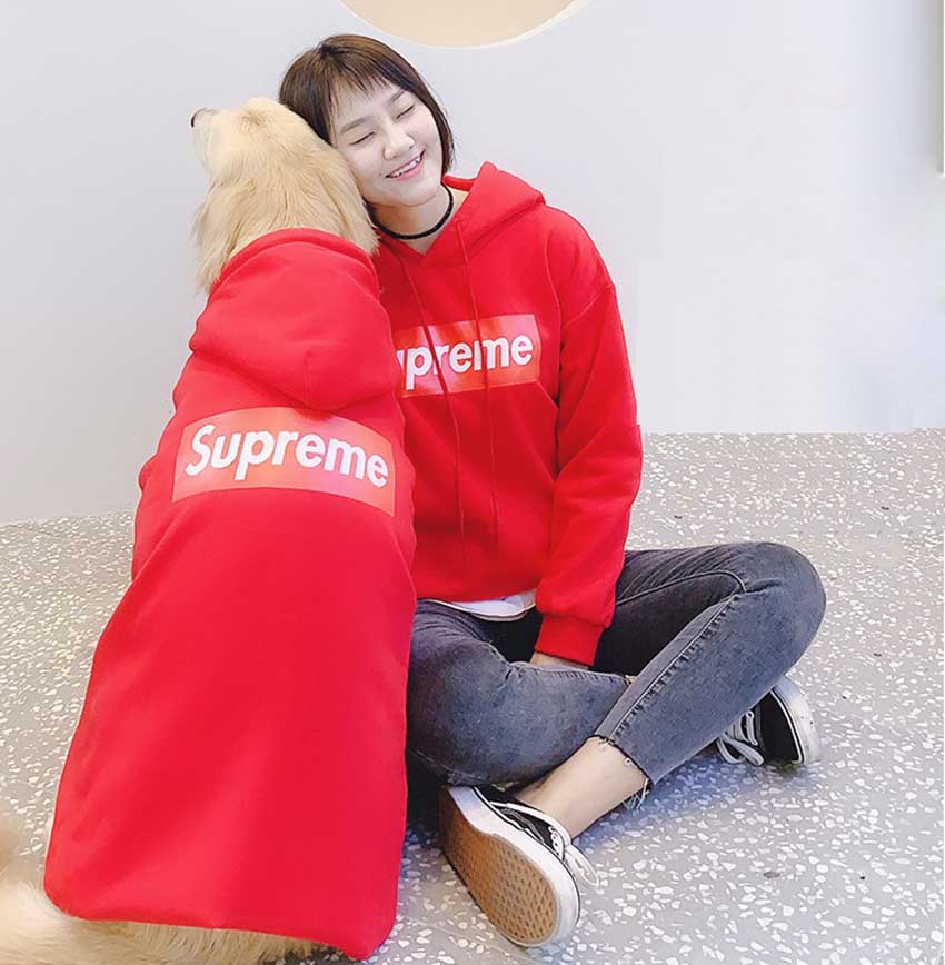 シュプリーム 犬服 冬用 お飼い主とのペアルック ブランド 親子服 パーカー おすすめ5選 シュプリーム 犬服 冬用 お飼い主とのペアルック ブランド 親子服 パーカー おすすめ5選