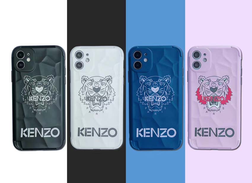 ケンゾー Kenzo アイフォン12 12PROケース 虎頭 アイホーン12プロ マックスかばー kenzo 携帯ケース 貝殻の紋