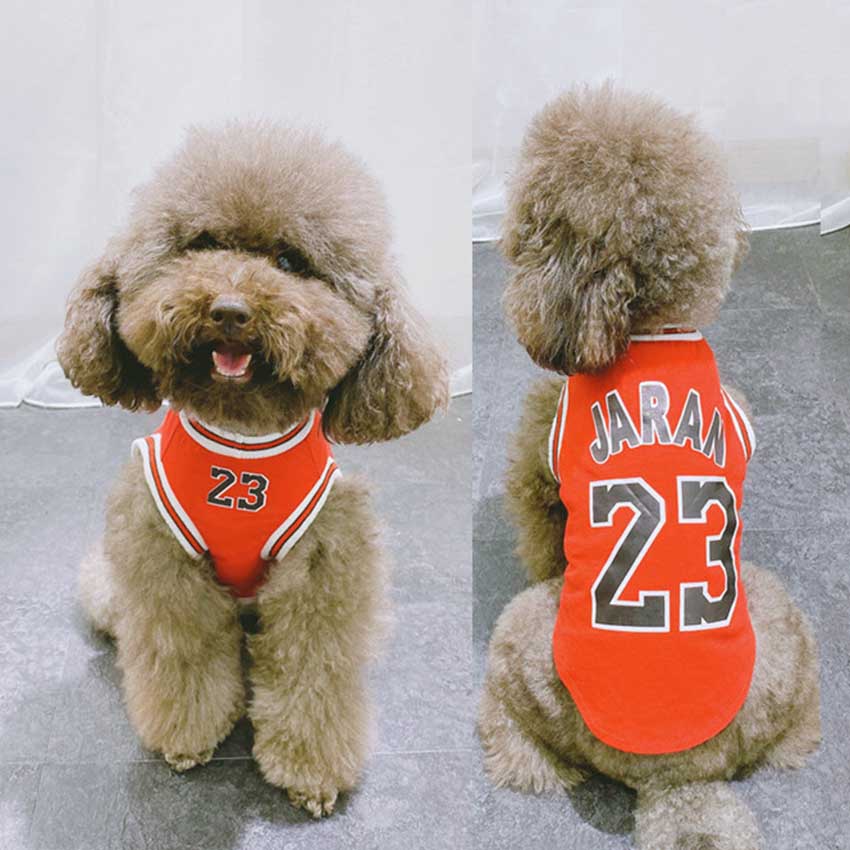 ジョーダン 犬の服 シャツ 個性 JORDAN ペットの服 チョッキ 可愛い 