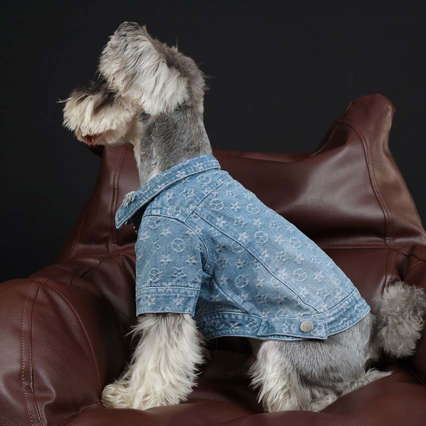 犬の服 LV デニムジャケット