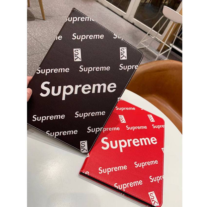 Supreme 手帳型 Ipad 5 6 7 8用保護ケース シュプリーム Ipad Pro 11 第1 2代 手帳カバー おしゃれ