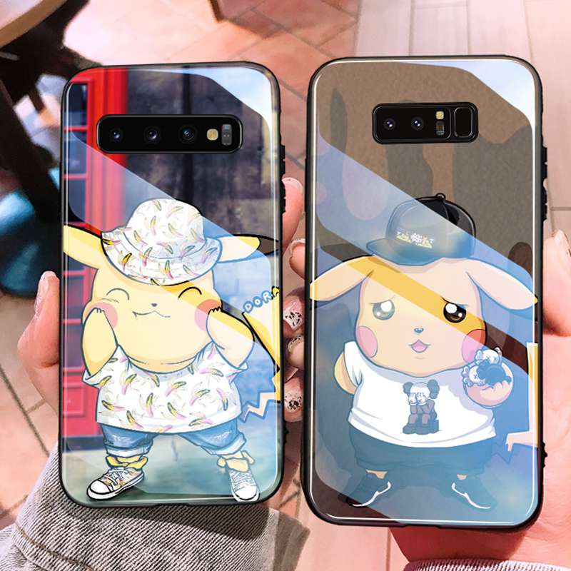 ガラス背面 ギャラクシーs10 note20かばーピカチュウ