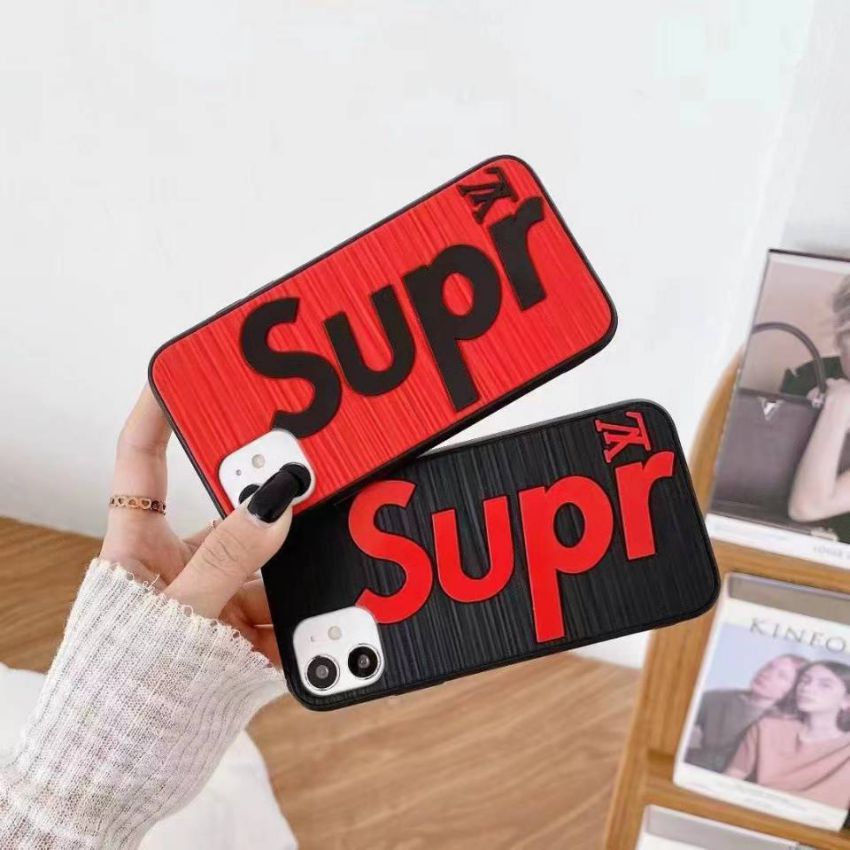 supreme&lv iphoneケース 3D立体