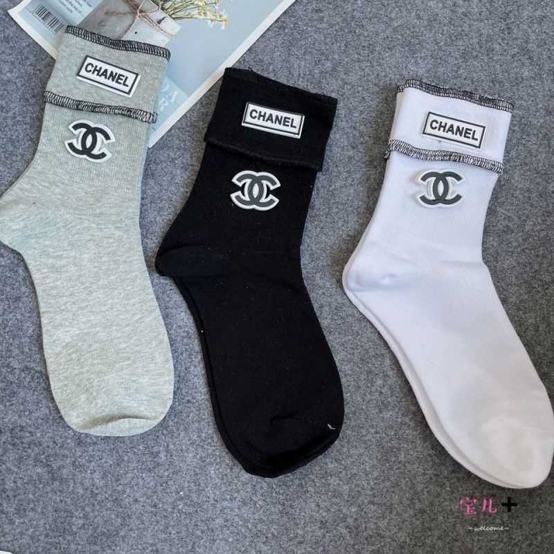 靴下 chanel シャネル