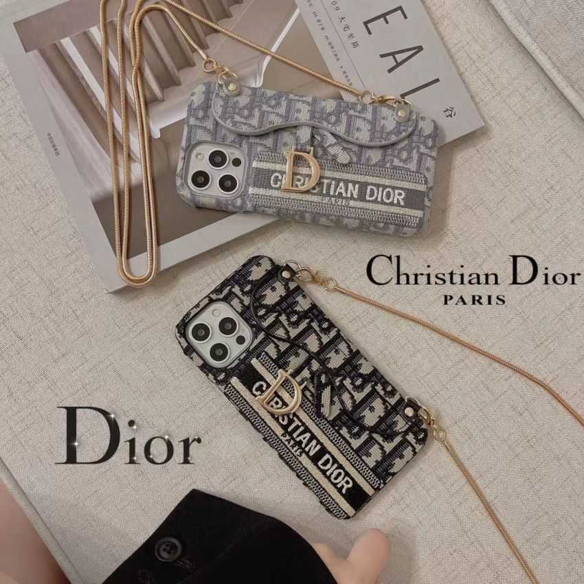 Dior アイフォン13 13proケース 金メッキ