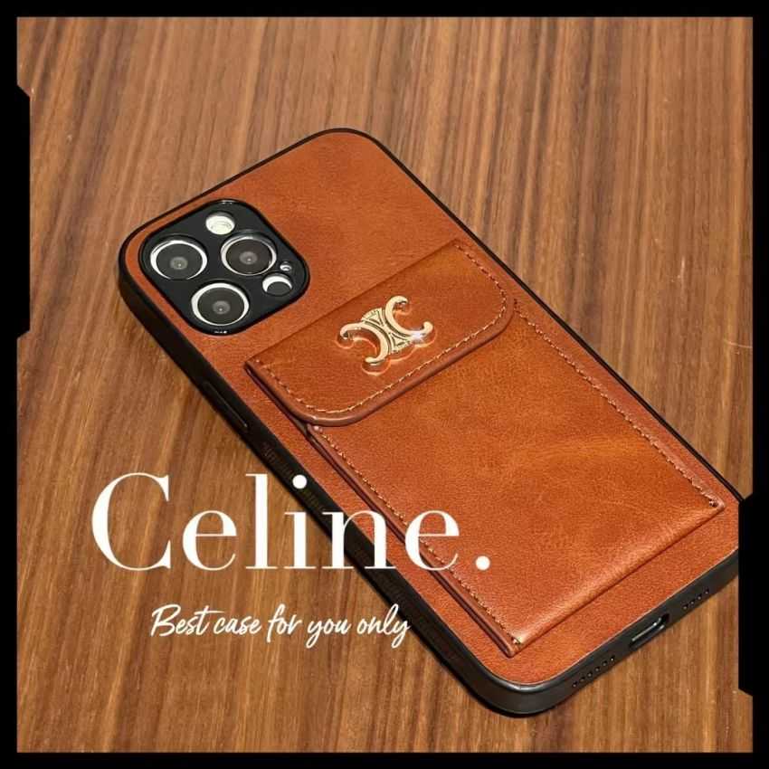 財布ポケット Celine iphone14plusケース