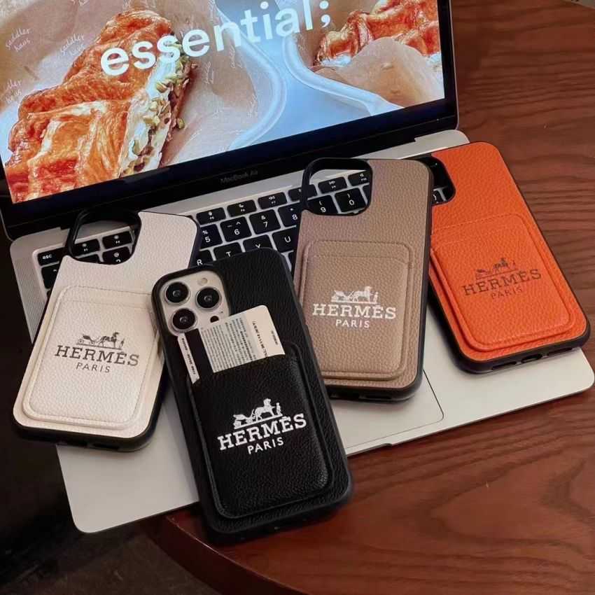 エルメスiPhone15 Plusケース カードケース