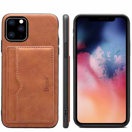Denior iPhone 12ケース カード収納 iPhone 11 Proスマホケース 