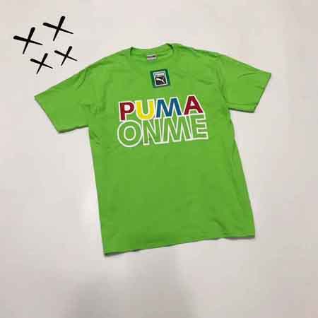 プーマ Tシャツ 半袖シャツ Puma Tシャツ レディス 服 ブランド ティーシャツ ペアルック クルーネック プリントシャツ