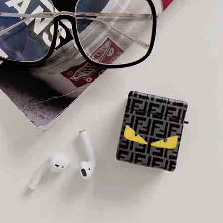FENDI ヘッドホンケース airpods proカバー 小怪獣の目 エアボーズ 