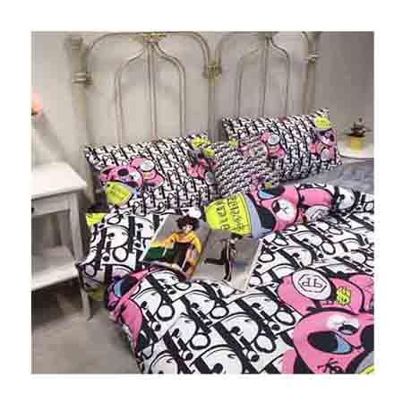 ディオール Dior 布団カバー 新品通販 ベッドカバー4点セット ブランド 寝具 シングル セミダブルサイズ ディオール Dior 布団カバー 新品通販 ベッドカバー4点セット ブランド 寝具 シングル セミダブルサイズ