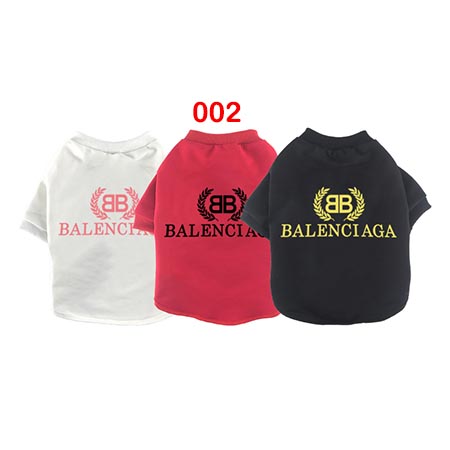 バレンシアガ ワンちゃんの服 かわいい Balenciaga 犬服 ペットのtシャツ おしゃれ ログティシャツ ブランド バレンシアガ ワンちゃんの服 かわいい Balenciaga 犬服 ペットのtシャツ おしゃれ ログティシャツ ブランド