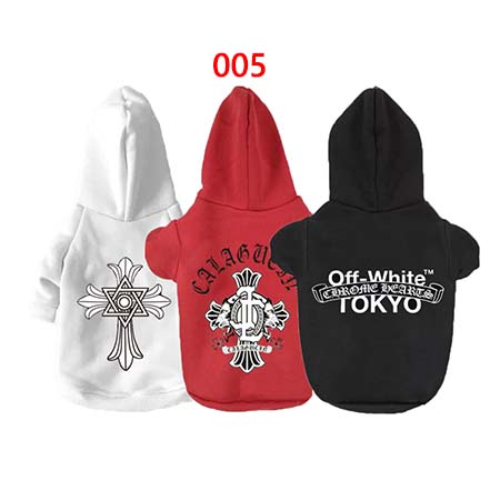 クロムハーツ 犬服 パーカー 個性的 Chrome Hearts ペットウェア 小型犬用 帽子フードパーカー 猫服 洋服 クロムハーツ 犬服 パーカー 個性的 Chrome Hearts ペットウェア 小型犬用 帽子フードパーカー 猫服 洋服