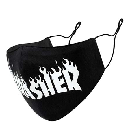 スラッシャー デザインマスク カッコイイ Thrasher ボックスログ マスク ブランド 綿マスク 洗える スラッシャー デザインマスク カッコイイ Thrasher ボックスログ マスク ブランド 綿マスク 洗える
