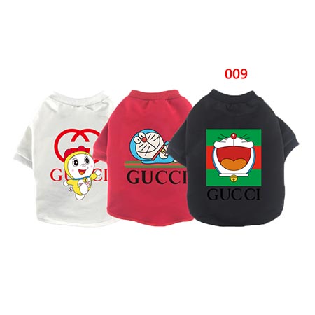 ドラえもん グッチ 犬 服 ペット用tシャツ おしゃれ Gucci ペットウェア プルオーバーパーカー プリント柄 ドラえもん グッチ 犬 服 ペット用tシャツ おしゃれ Gucci ペットウェア プルオーバーパーカー プリント柄