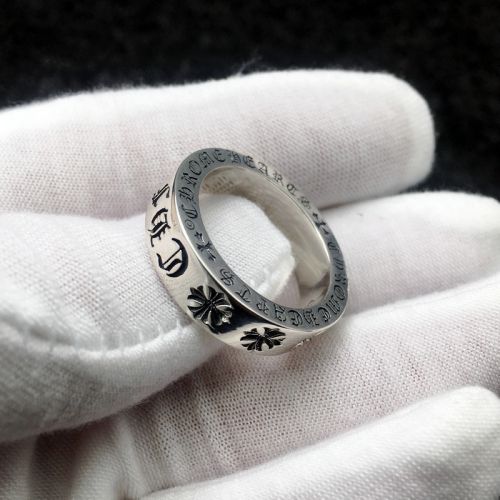 Chrome Hearts 指輪 シルバー925 クロムハーツ リング ペアルック ブランド 永遠 人気