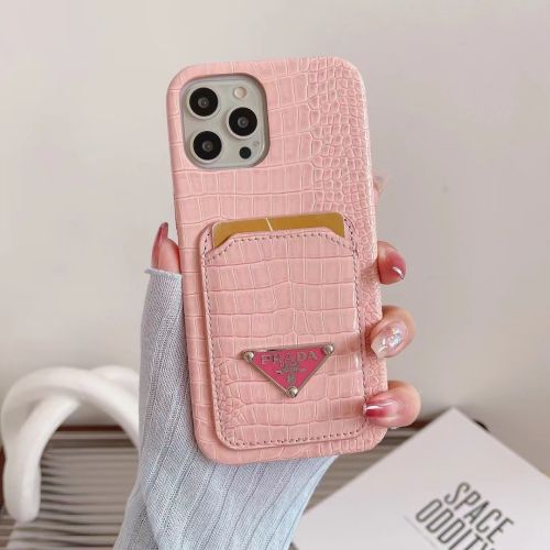 スマホアクセサリー iPhone用ケース プラダ iPhone13mini 13proケース カード入れ prada アイフォン13 12 